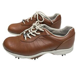 FootJoy Embody Golf Shoes Brown Golf Shoes Golf Cleats Soft Spikes Size 5 Shoes